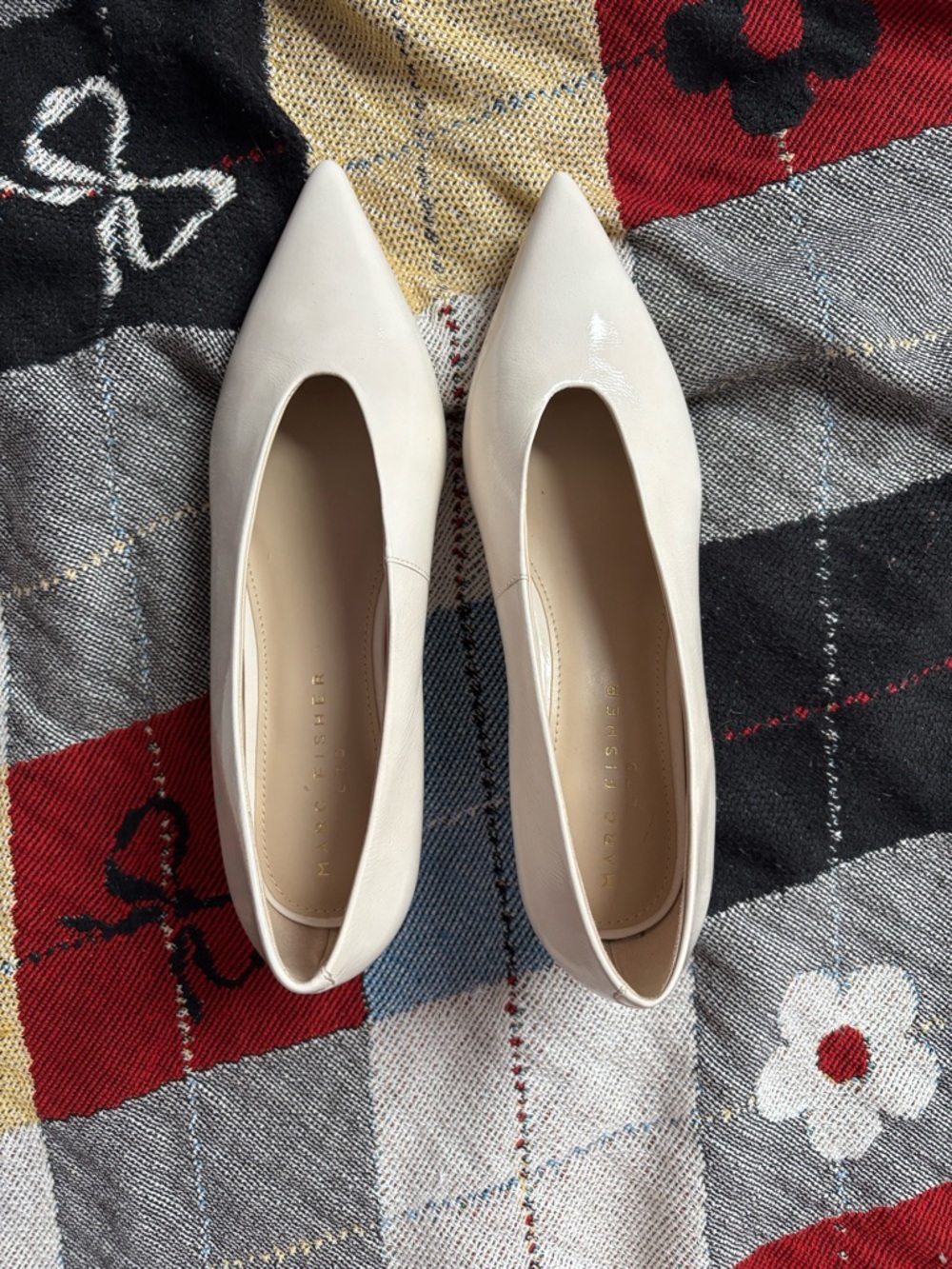 Cecile Leather Kitten Heel Pump